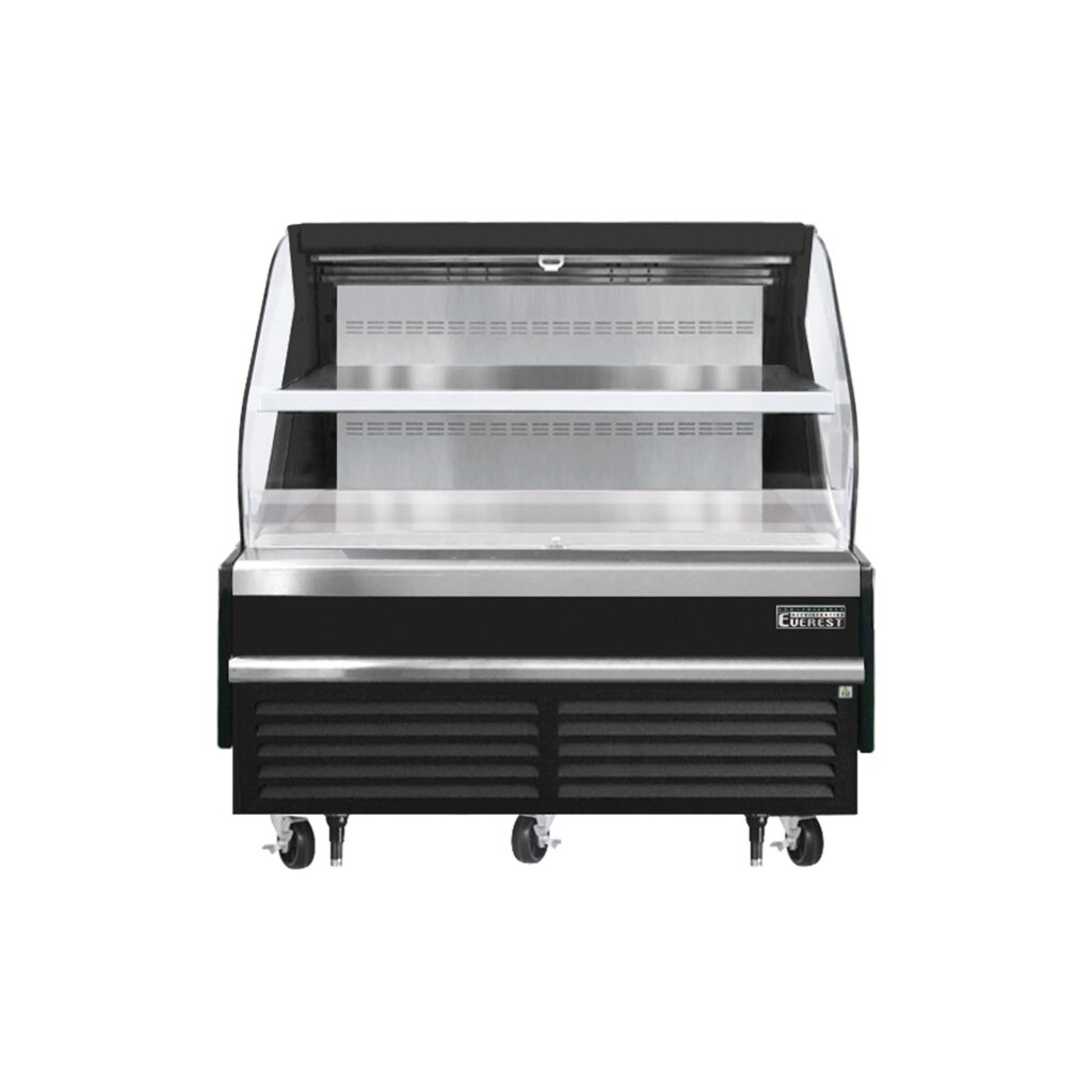 Everest EOMH-60-B-35-T 60″ Black 12.3 cu. ft Open Air Merchandiser