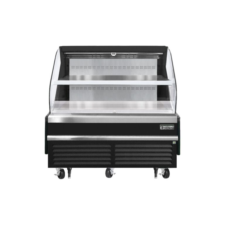 Everest EOMH-60-B-35-T 60″ Black 12.3 cu. ft Open Air Merchandiser