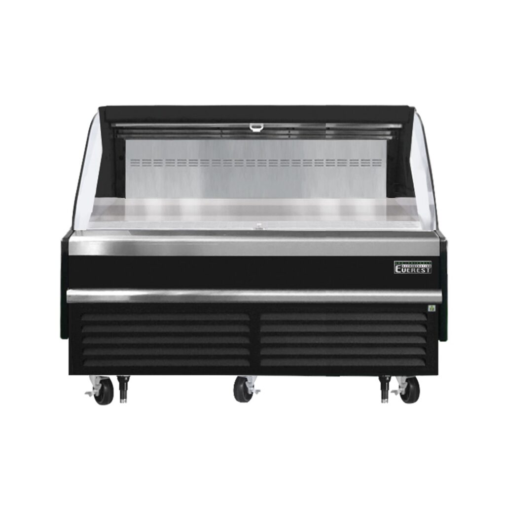 Everest EOMH-72-B-35-S 73 1/4″ Black 11.4 cu. ft Open Air Merchandiser