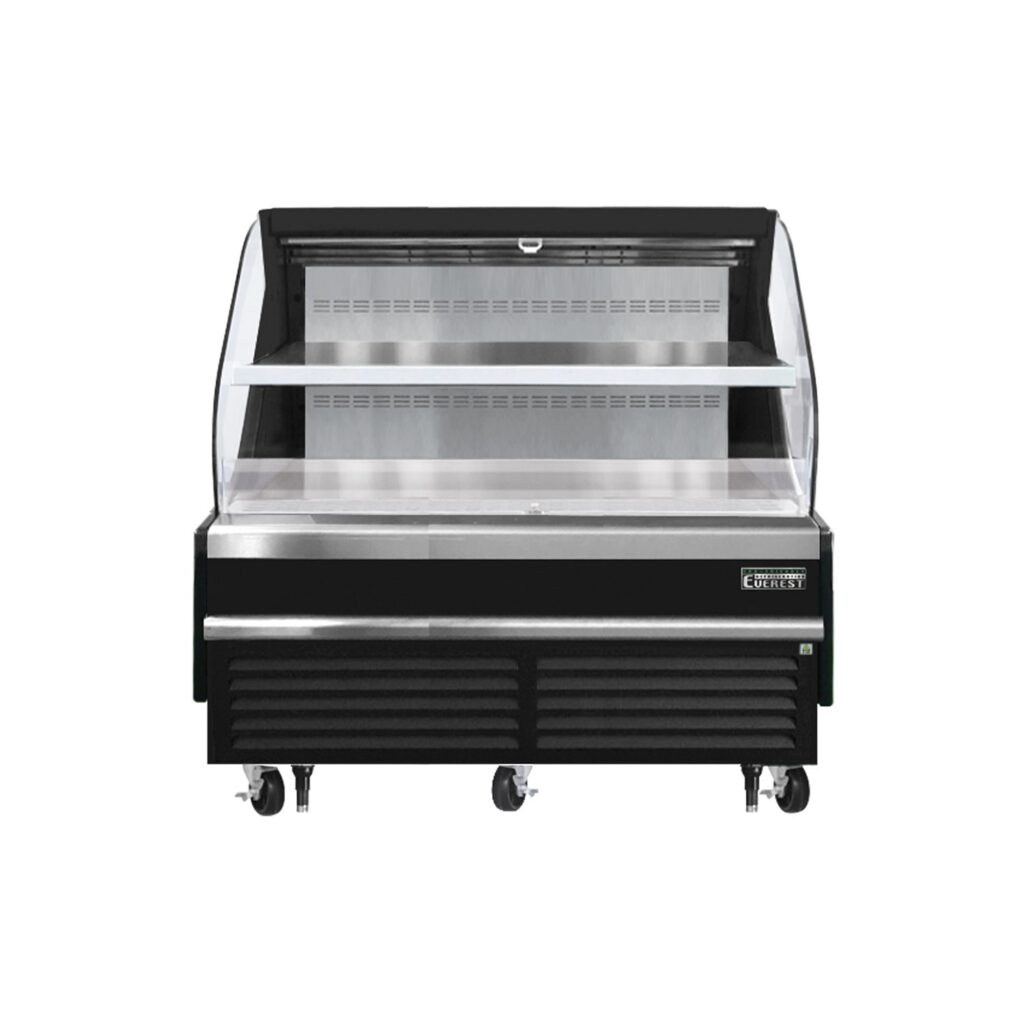 Everest EOMH-72-B-35-T 73 1/4″ Black 15.2 cu. ft Open Air Merchandiser