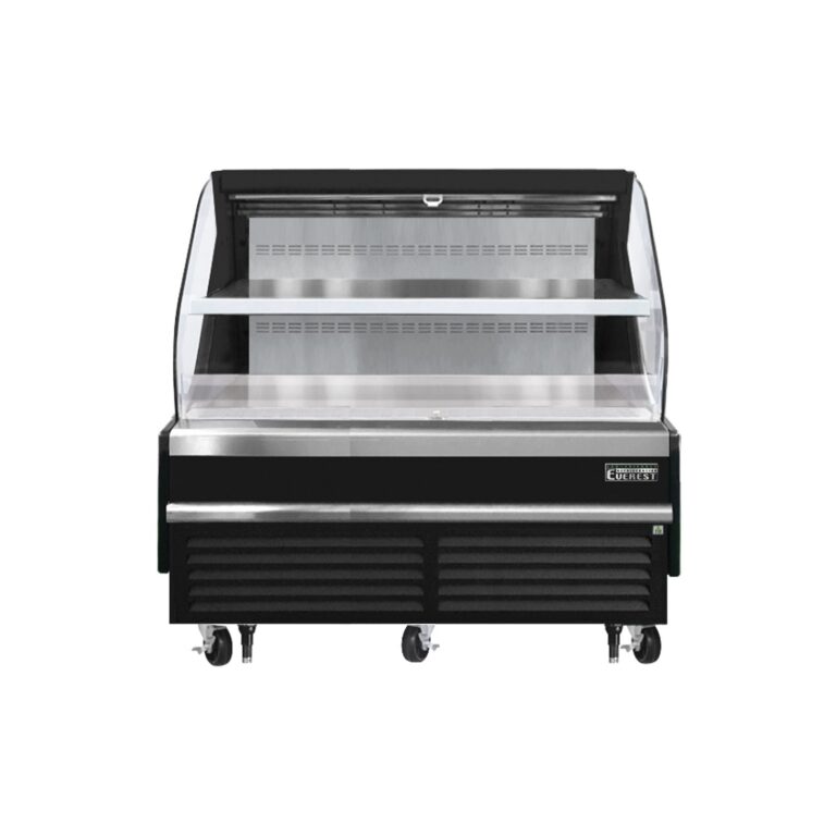 Everest EOMH-72-B-35-T 73 1/4″ Black 15.2 cu. ft Open Air Merchandiser