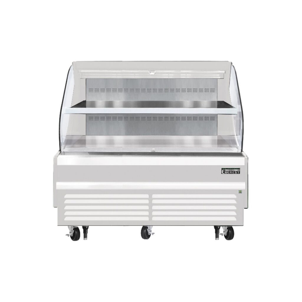 Everest EOMH-72-W-35-T 73 1/4″ White 15.2 cu. ft Open Air Merchandiser