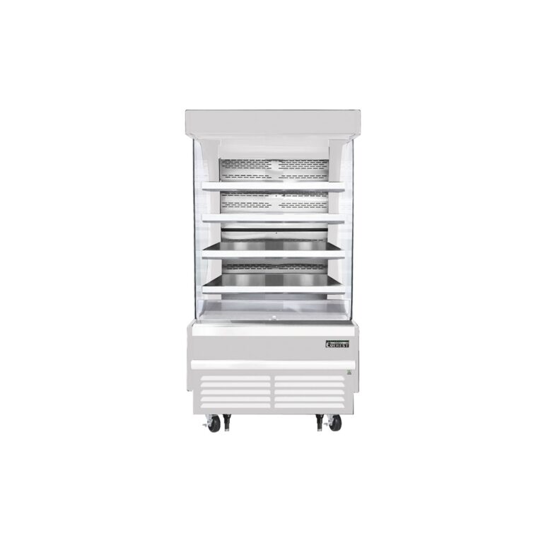 Everest EOMV-36-W-35-T 37 1/4″ White 18.2 cu. ft Open Air Merchandiser