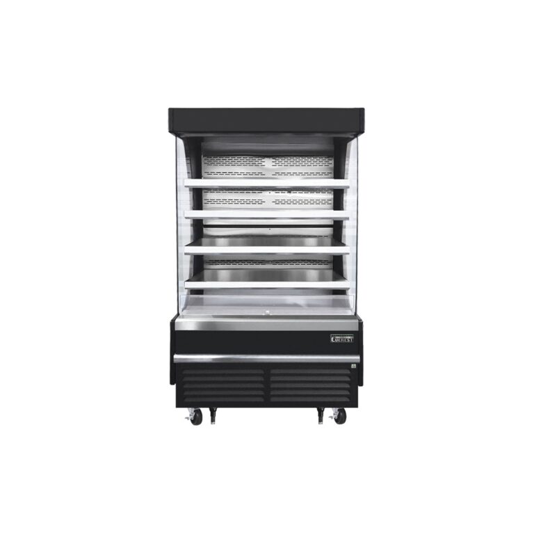 Everest EOMV-48-B-35-T 48″ Black 24 cu. ft Open Air Merchandiser