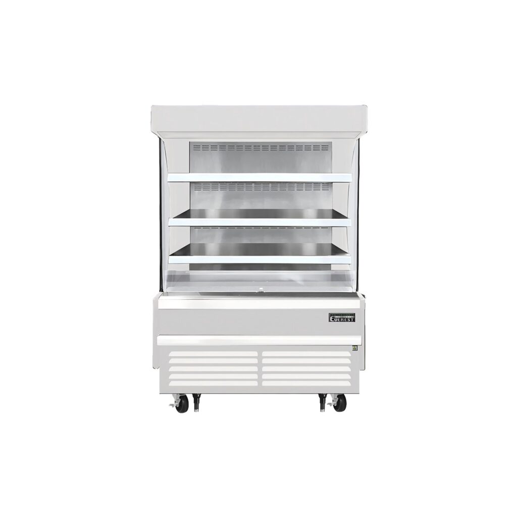 Everest EOMV-48-W-28-S 48″ White 12.2 cu. ft Open Air Merchandiser