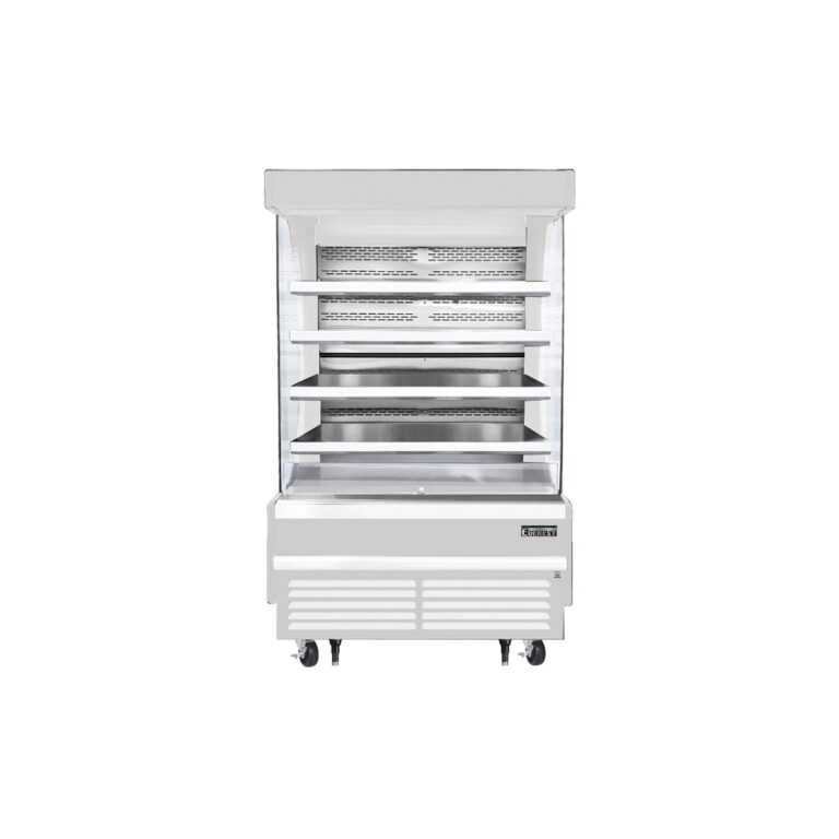 Everest EOMV-48-W-28-T 48″ White 16.8 cu. ft Open Air Merchandiser