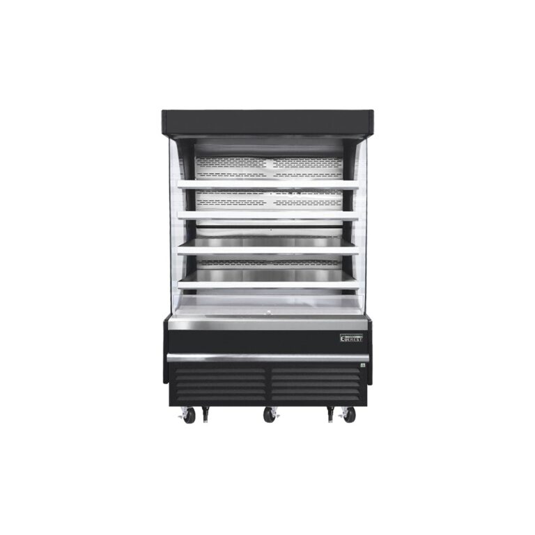 Everest EOMV-60-B-35-T 60″ Black 30.2 cu. ft Open Air Merchandiser