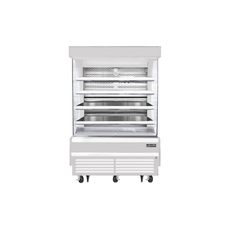 Everest EOMV-60-W-28-T 60″ White 21.2 cu. ft Open Air Merchandiser
