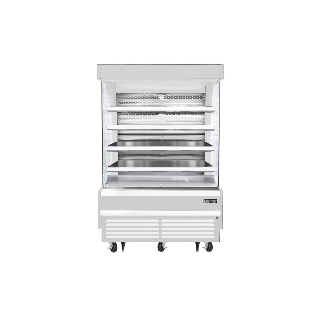 Everest EOMV-60-W-35-T 60″ White 30.2 cu. ft Open Air Merchandiser