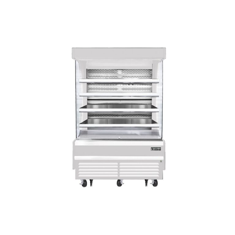 Everest EOMV-60-W-35-T 60″ White 30.2 cu. ft Open Air Merchandiser