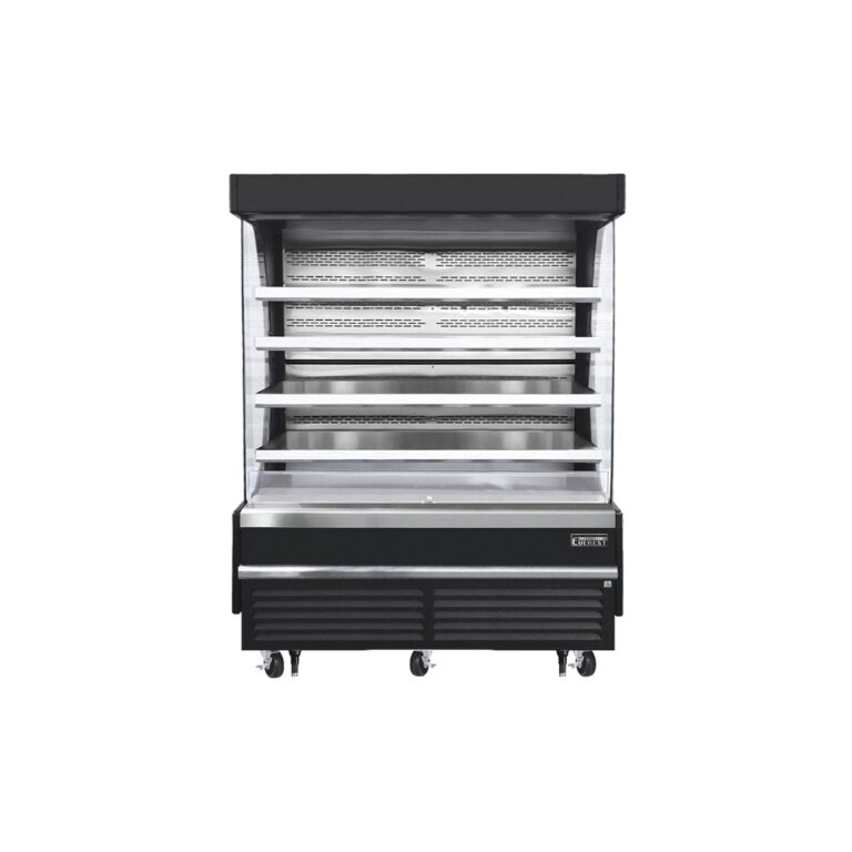Everest EOMV-72-B-28-T 73 1/4″ Black 26 cu. ft Open Air Merchandiser