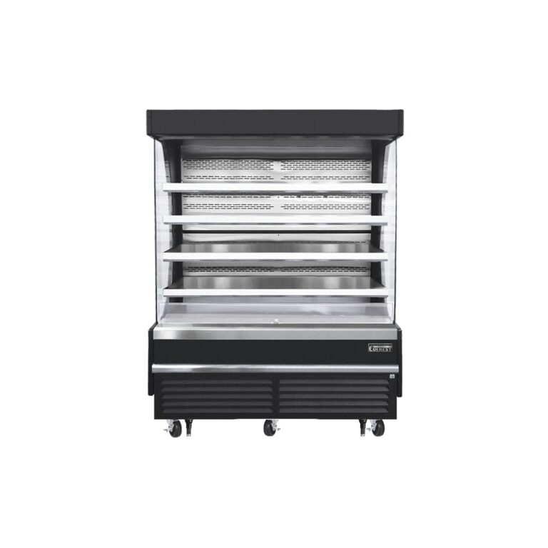 Everest EOMV-72-B-35-T 73 1/4″ Black 37 cu. ft Open Air Merchandiser