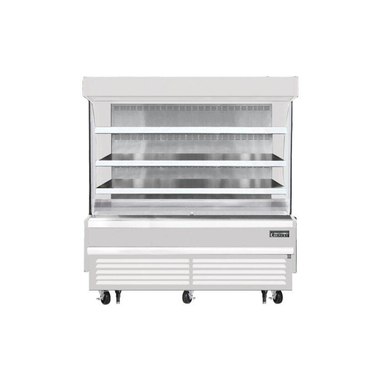Everest EOMV-72-W-28-S 73 1/4″ White 19 cu. ft Open Air Merchandiser