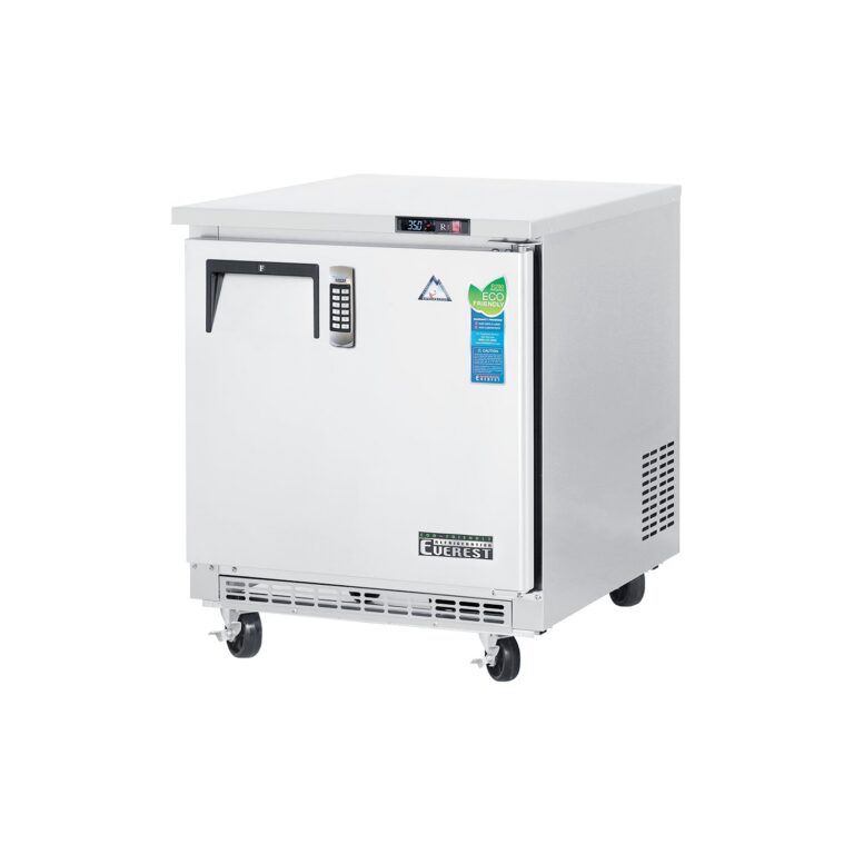 Everest ETBF1-LAB 27 3/4" Acero Inoxidable congelador de laboratorio, 7.5 pies cúbicos, 1 puerta sólida