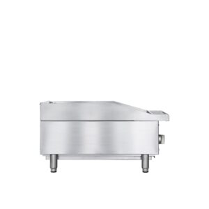 Flamaster FLM-CB24-M 24″ Countertop Gas Charbroiler, NG/LPG, 70,000 BTU, 2 Burners