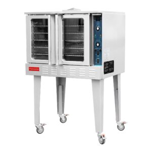 Flamaster FLM-COE240-1 38″ Commercial Single Deck Electric Convection Oven – 5 Racks, 240V