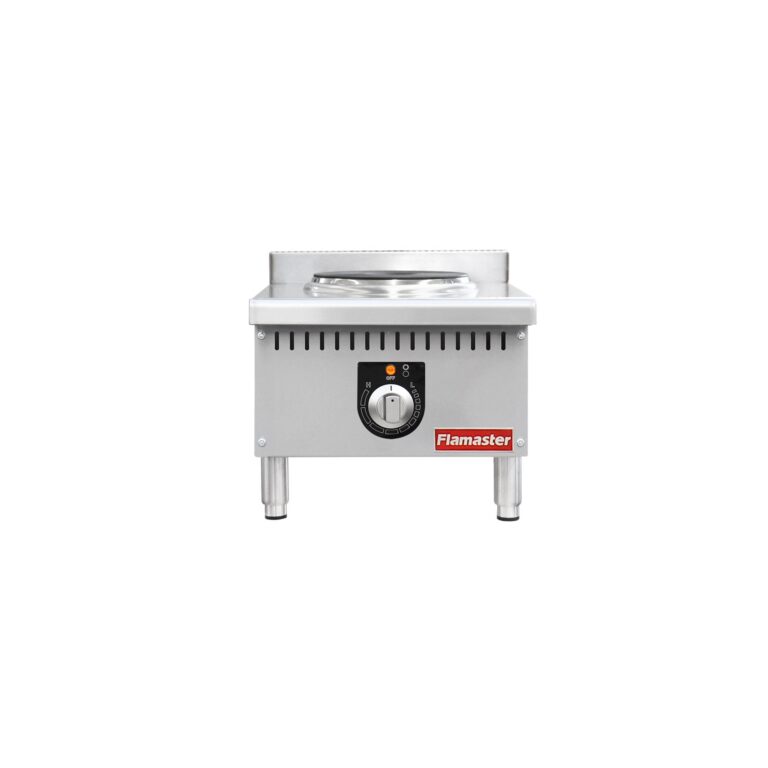 Flamaster FLM-EHP15S 15″ Commercial Electric Hot Plate – 1 Burner, 208V/240V, 1 Phase