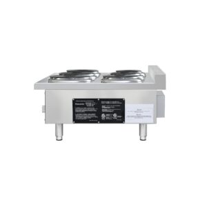 Flamaster FLM-EHP36 36″ Commercial Electric Hot Plate – 6 Burners, 208V, 3 Phase