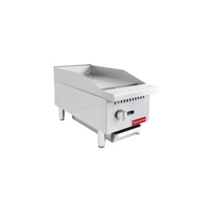 Flamaster FLM-G12-M 12″ Countertop Griddle with Manual Control, NG/LPG, 30,000 BTU, 1 Burner