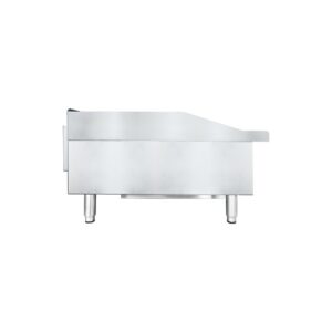 Flamaster FLM-G48-M 48″ Countertop Griddle with Manual Control, NG/LPG, 120,000 BTU, 4 Burners