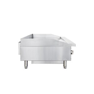 Flamaster FLM-G60-M 60″ Countertop Griddle with Manual Control, NG/LPG, 150,000 BTU, 5 Burners