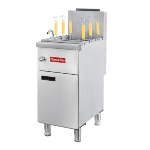 Flamaster FLM-PC11-LP 15 1/2″ 11 Gallon Gas Pasta Cooker, Liquid Propane, 122,000 BTU