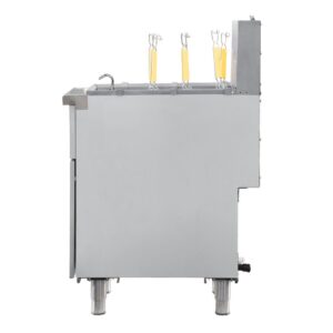 Flamaster FLM-PC11-LP 15 1/2″ 11 Gallon Gas Pasta Cooker, Liquid Propane, 122,000 BTU