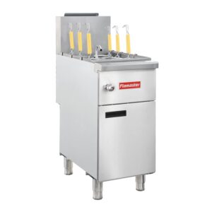 Flamaster FLM-PC11-NG 15 1/2″ 11 Gallon Gas Pasta Cooker, Natural Gas, 122,000 BTU