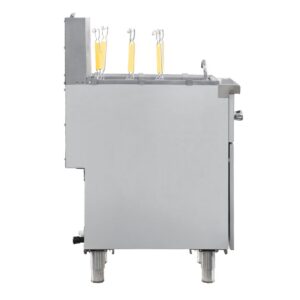 Flamaster FLM-PC11-NG 15 1/2″ 11 Gallon Gas Pasta Cooker, Natural Gas, 122,000 BTU