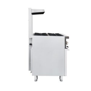 Flamaster FLM-R36 36” NG/LPG Commercial Gas Range, 6 Open Burners, Standard Oven, 213,000 BTU