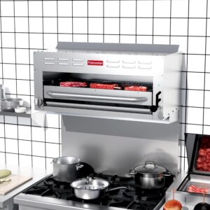 Flamaster FLM-SM36 36” NG/LP Infrared Salamander Broiler, 35,000/32,000 BTU, Manual Valve
