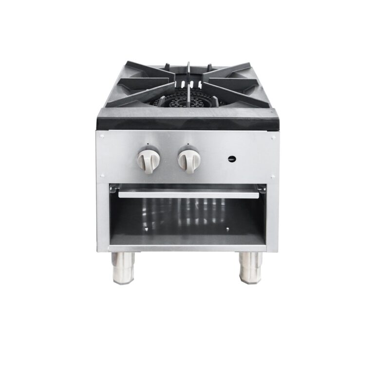 Flamaster FLM-SP-1 18” NG/LPG Stock Pot Range, 1 Three Ring Burner, 80,000 BTU