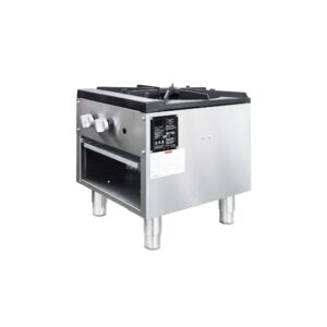 Flamaster FLM-SP-1 18” NG/LPG Stock Pot Range, 1 Three Ring Burner, 80,000 BTU