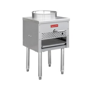 Flamaster FLM-WOK-LP 17 1/2” Wok Range with 13” Ring, Liquid Propane, 95,000 BTU