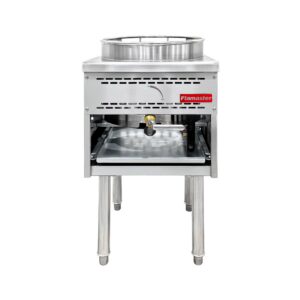 Flamaster FLM-WOK16-NG 17 1/2” Wok Range with 16” Ring, Natural Gas, 125,000 BTU