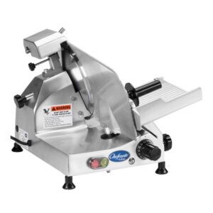 Globe Chefmate C10 10″ Manual Gravity Feed Slicer – 1/4 hp