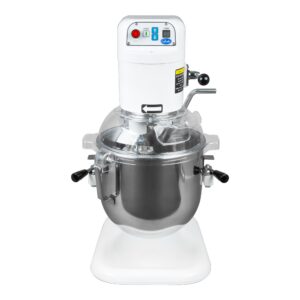 Globe SP08 8 Qt. Bowl Lift Countertop Mixer with Guard & Standard Accessories