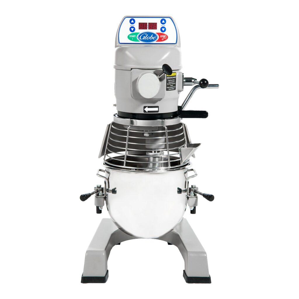 Globe SP10 10 Qt. Planetary Stand Mixer with Guard & Standard Accessories