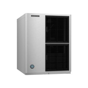 Hoshizaki KM-660MAJ Slim Line 22″ Air Cooled Crescent Cube Ice Machine with Stainless Steel Finish Ice Storage Bin – 665 lb. Per Day, 300 lb. Storage