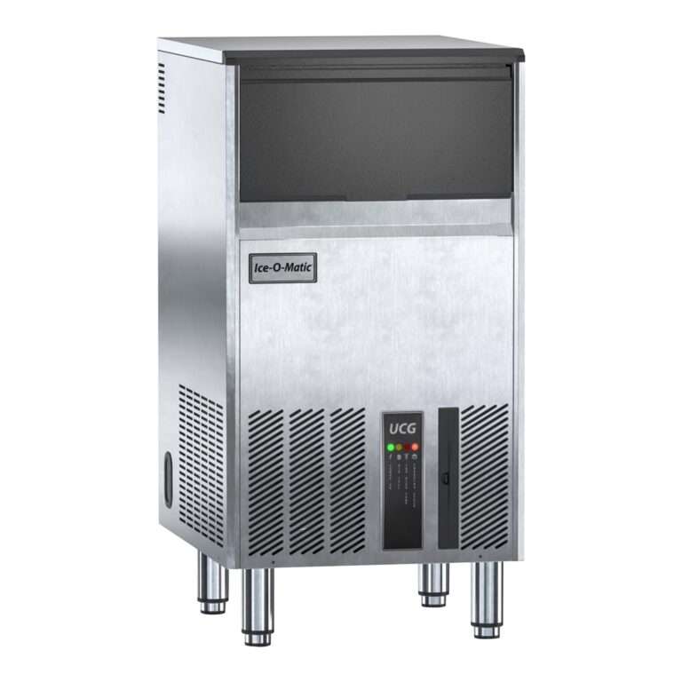 Máquina de hielo Gourmet Cube Ice-O-Matic UCG130A 18" de enfriamiento por aire bajo mostrador - 115V, 1 fase, 126 lb.