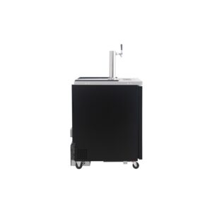 Polarman PLM-BCBD1 24 1/8″ Single Tap Kegerator Beer Dispenser with 2 Solid Doors, 8.1 cu. ft.