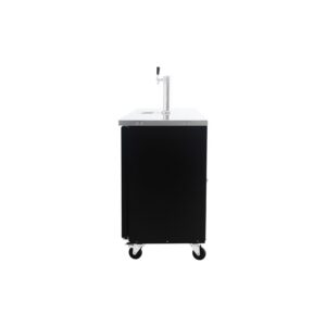 Polarman PLM-BCBD3-1 61 1/16″ Double Tap Kegerator Beer Dispenser with 2 Solid Doors, 16.6 cu. ft.