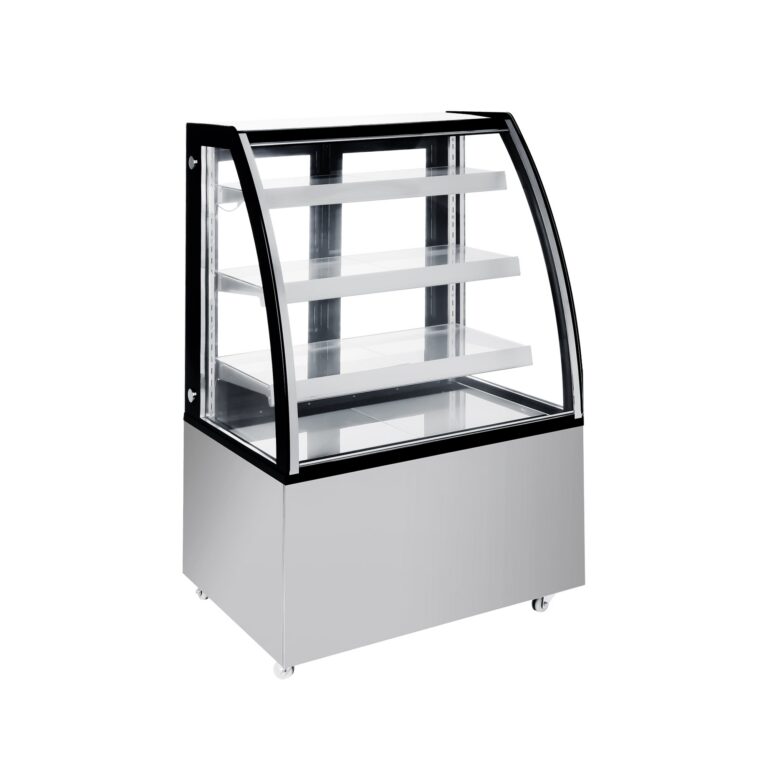 Polarman ARC-271Y 36″ Curved Glass Refrigerated Bakery Display Case with LED Lighting