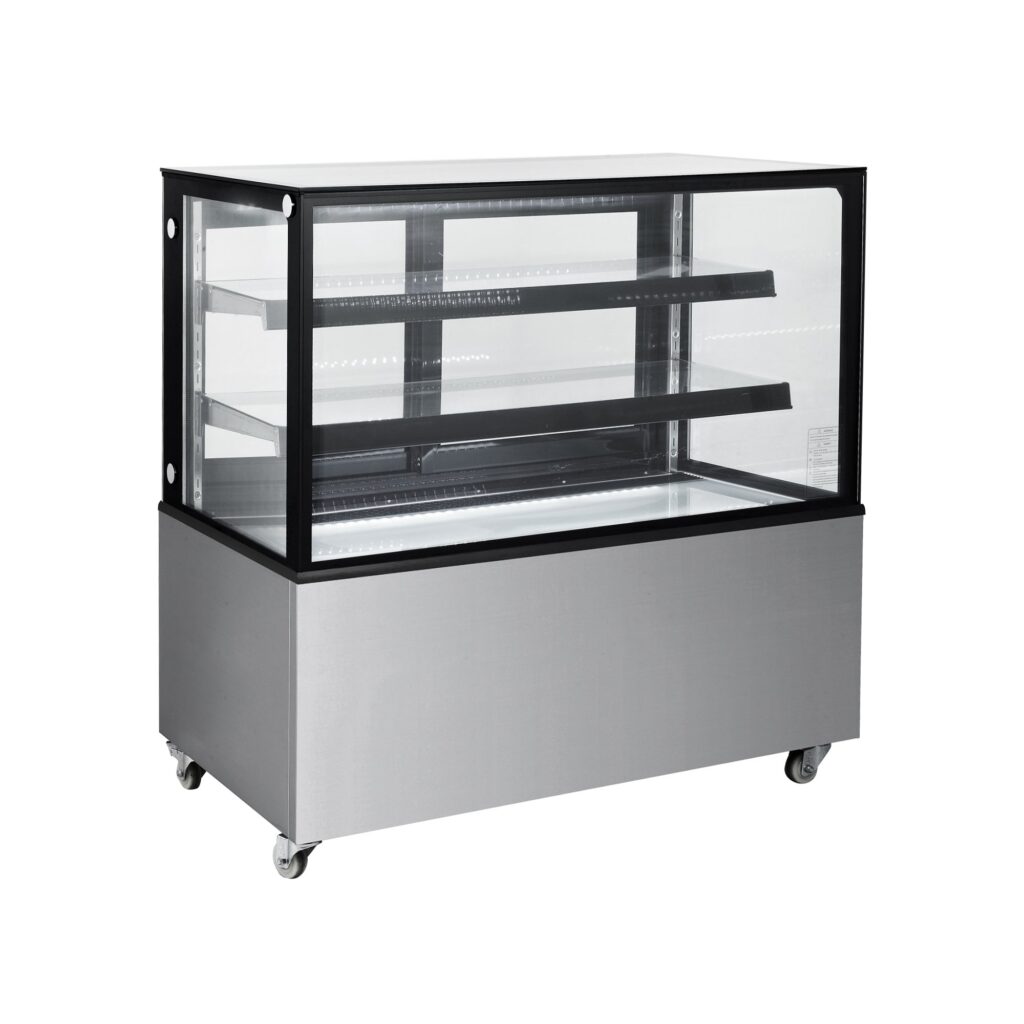 Polarman ARC-370Z 48″ Square Glass Refrigerated Bakery Display Case with LED Lighting