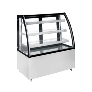 Polarman ARC-371Y 48″ Curved Glass Refrigerated Bakery Display Case with LED Lighting