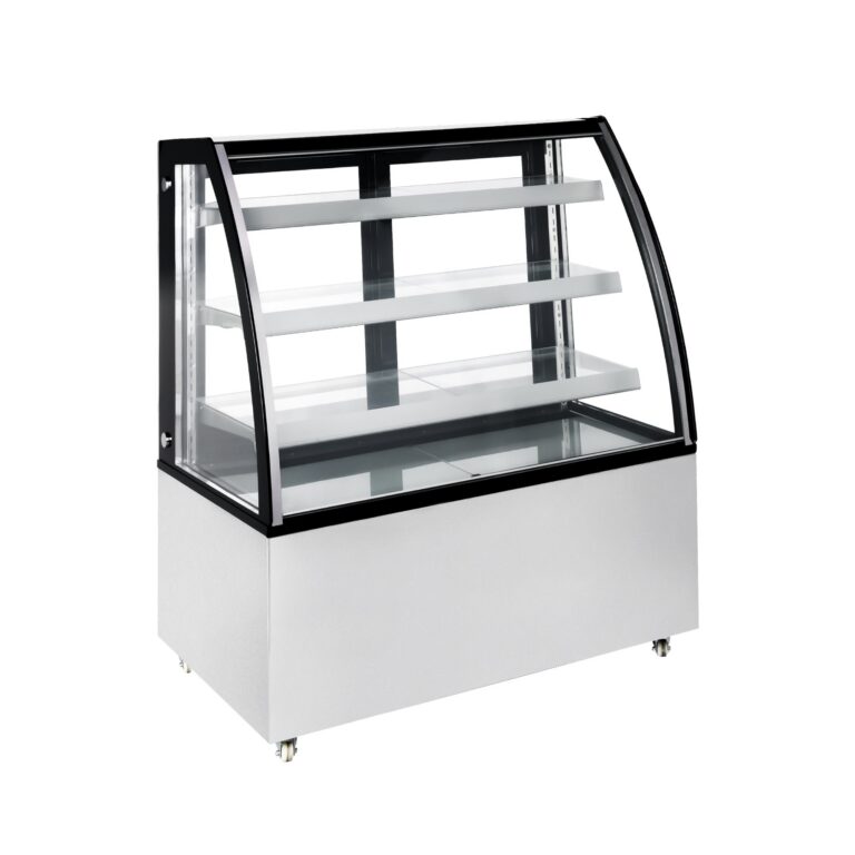 Polarman ARC-371Y 48″ Curved Glass Refrigerated Bakery Display Case with LED Lighting