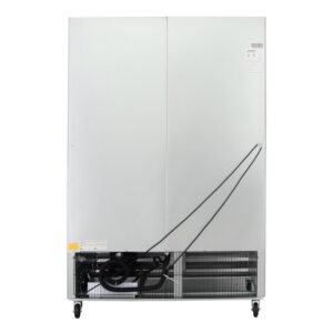 [Clearance] Polarman PLM-54FS 53 15/16″ Reach-In Freezer with Double Solid Doors, Bottom Mount, Stainless Steel, 49 cu. ft.
