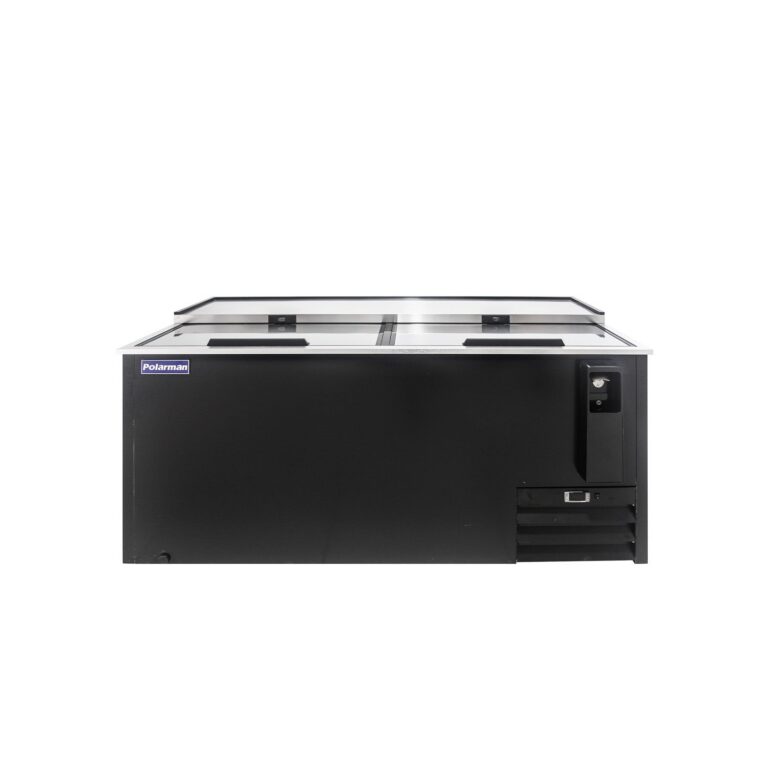 Polarman PLM-B65A 64 5/16″ Black Horizontal Bottle Cooler