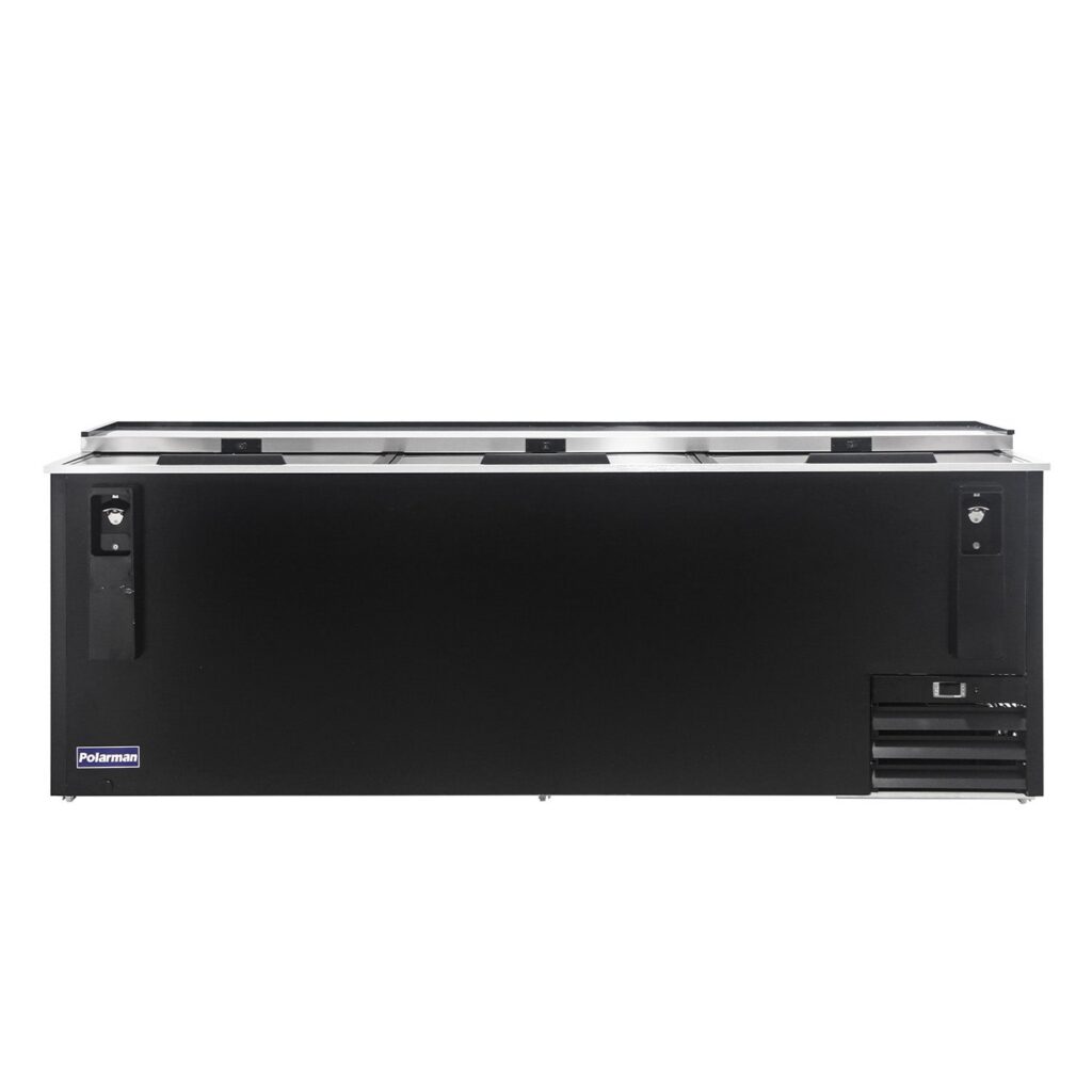 Polarman PLM-B95A 95 5/16″ Black Horizontal Bottle Cooler