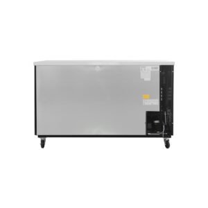 Polarman PLM-BC-3 69″ Black Solid Door Back Bar Refrigerator with LED Lighting